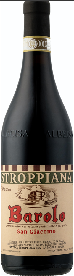 BAROLO San Giacomo Rødvin fra Piemonte, 0,75 liter 14 pct